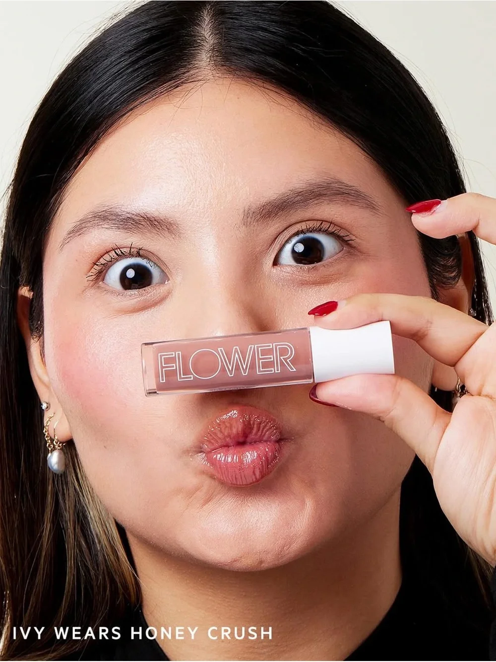 FLOWER Beauty Gloss Crush Lip Serum - Honey Crush
